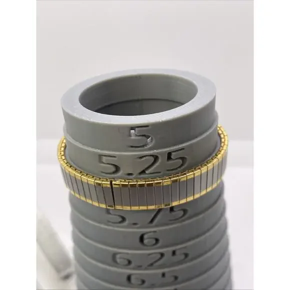 Vintage Montre Mop Dial Stretch Watch Works New Battery - Picture 4 of 6